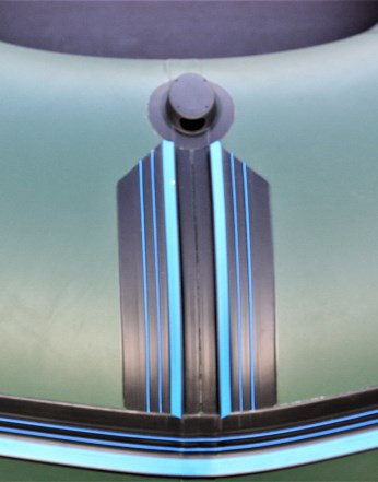 Лодка надувная гребная RING Thunder R-249LSKT F42, 950  плотность ПВХ, со слань-ковриком, светло-серая