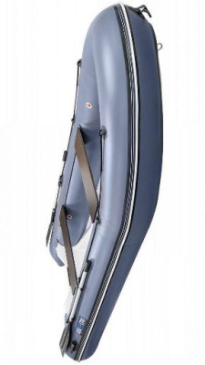 Лодка RIB надувная моторная AQUA - STORM AMIGO - 390 с днищем из стеклопластика  (облегчённая)