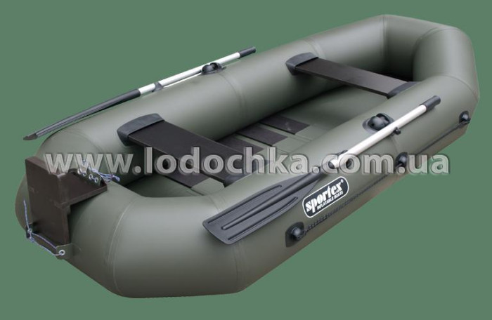 Лодка надувная гребная Sportex дельта-260SLT камуфляж