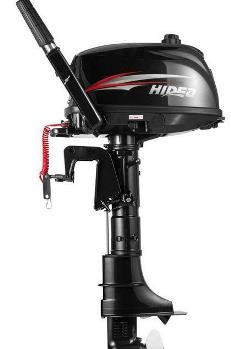 Мотор лодочный Hidea HD6FHS + внешний бак на 12л