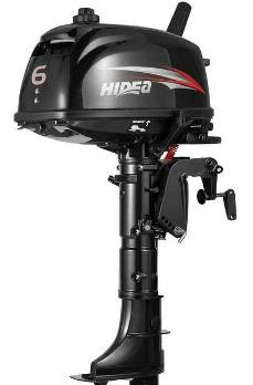 Мотор лодочный Hidea HD6FHS + внешний бак на 12л
