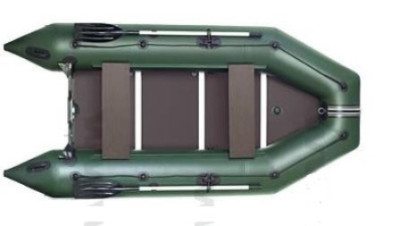 Лодка надувная моторная килевая Kolibri KM-330D камуфляж