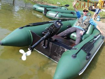 Лодка надувная моторная Ладья ЛТ-330МВ со слань-книжкой