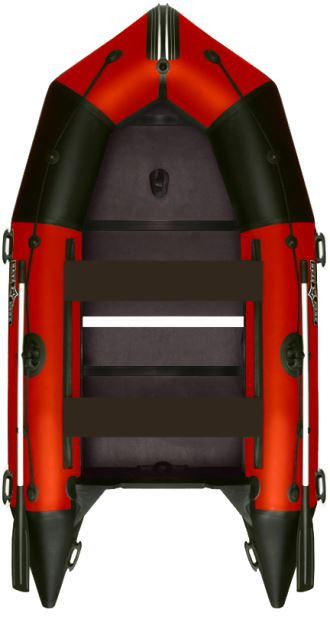 Човен надувний моторний кільовий Aqua-Star K-350-червоний