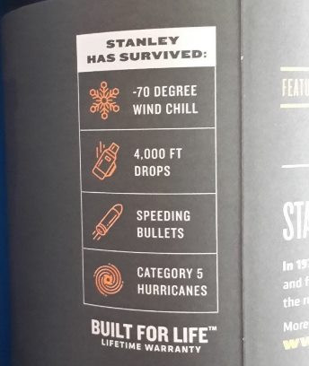 Легендарный классический термос Stanley с ручкой 1.9 л.