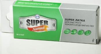 Super латка для ремонта ПВХ (жидкий ПВХ), зелёный