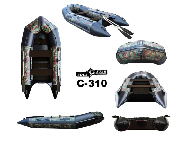 Лодка надувная моторная Aqua-Star C-310-камуфляж