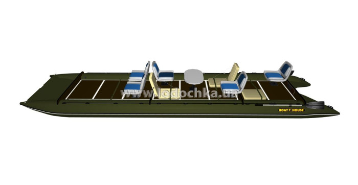 Катамаран надувной Boathouse TRAVEL 720 F
