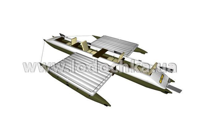Квадромаран надувной Boathouse QUAD STREAM
