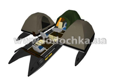Квадромаран надувной Boathouse QUAD TRAVEL F