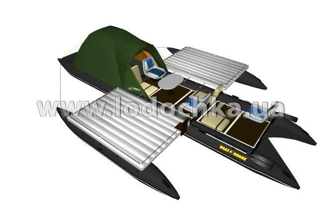 Квадромаран надувной Boathouse QUAD TRAVEL T