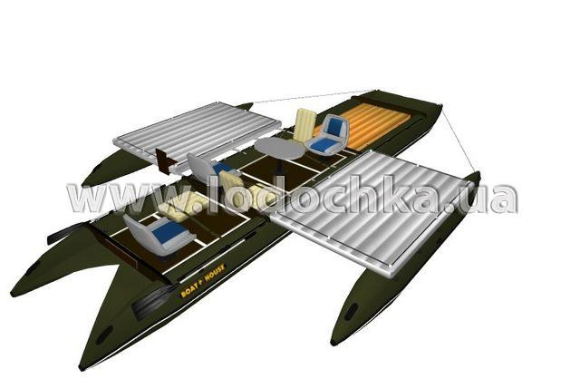 Квадромаран надувной Boathouse QUAD TRAVEL T