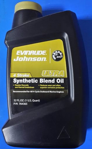 Масло для четырехтактных двигателей Evinrude Johnson, Ultra, Synthetic Blend Oil (BRP), 1 л.