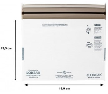 Герметичный пакет aLOKSAK 6x6'' - 15,9х13,3 см