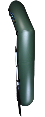 Лодка надувная гребная RING Thunder R-249LS F36, 950  плотность ПВХ, со слань-ковриком, зелёная