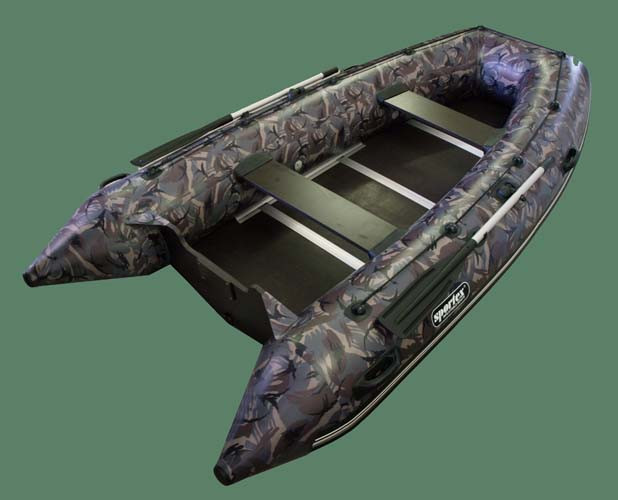 Лодка надувная моторная килевая Sportex шельф-330К камуфляж