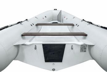 Лодка RIB надувная моторная AQUA - STORM AMIGO - 450 с жестким днищем из стеклопластика
