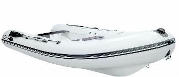 Лодка RIB надувная моторная AQUA - STORM AMIGO - 450 с жестким днищем из стеклопластика