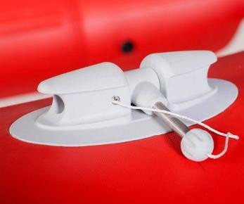 Лодка RIB надувная моторная AQUA - STORM AMIGO - 450 с жестким днищем из стеклопластика
