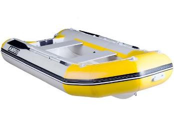 Лодка RIB надувная моторная AQUA - STORM AMIGO - 315 с жестким днищем из стеклопластика