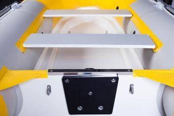 Лодка RIB надувная моторная AQUA - STORM AMIGO - 315 с жестким днищем из стеклопластика