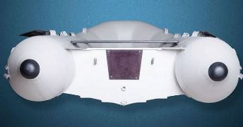 Лодка RIB надувная моторная AQUA - STORM AMIGO - 355 с жестким днищем из стеклопластика