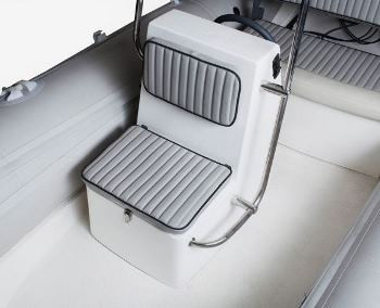 Лодка RIB надувная моторная AQUA - STORM AMIGO - 510 V с жестким днищем из стеклопластика