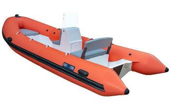 Лодка RIB надувная моторная AQUA - STORM AMIGO - 510 V с жестким днищем из стеклопластика