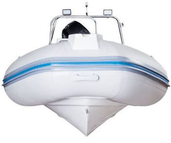 Лодка RIB надувная моторная AQUA - STORM AMIGO - 510 V с жестким днищем из стеклопластика