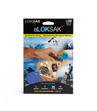 Герметичный пакет aLOKSAK 5x4'' - 12х10,2 см