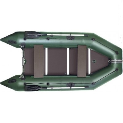 Лодка надувная моторная килевая Kolibri KM-300D с Air-deck, надувной настил