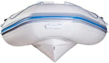 Лодка RIB надувная моторная AQUA - STORM AMIGO - 450 V с жестким днищем из стеклопластика