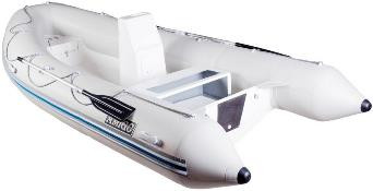 Лодка RIB надувная моторная AQUA - STORM AMIGO - 450 V с жестким днищем из стеклопластика