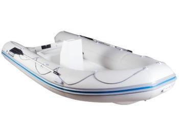 Лодка RIB надувная моторная AQUA - STORM AMIGO - 450 V с жестким днищем из стеклопластика