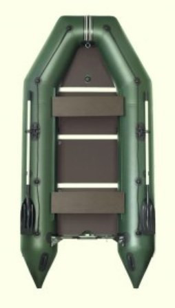 Лодка надувная моторная килевая Kolibri KM-330D с Air-deck, надувной настил