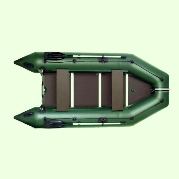 Лодка надувная моторная килевая Kolibri KM-330D с Air-deck, надувной настил