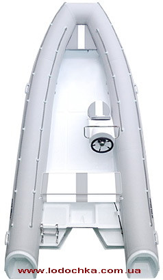 Лодка надувная моторная с жестким дном Kolibri RIB-500, комплектация ЛЮКС