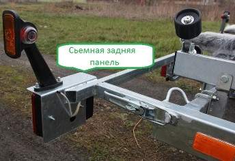 Лодочный прицеп с цинковым покрытием для перевозки катеров и моторных яхт длиной до 7,8 м