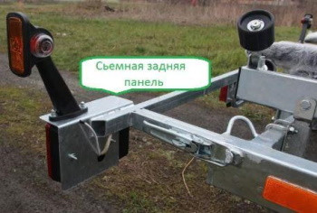 Двухосный прицеп для перевозки лодок длиной до 7.8 м