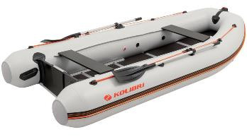 Лодка надувная моторная килевая Kolibri KM-360DSL с алюминиевым настилом