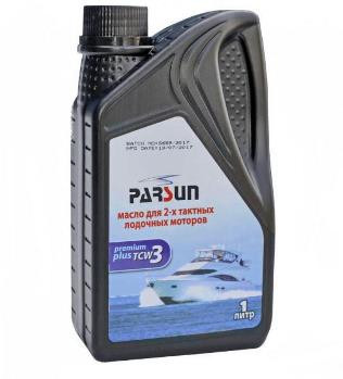 Масло для двухтактных двигателей Parsun TC-w3, Premium Plus, 1 литр