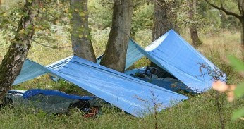 Тент универсальный Тарпаулин 8м*10м=80м2, серый, 150 гр/м2, Planta