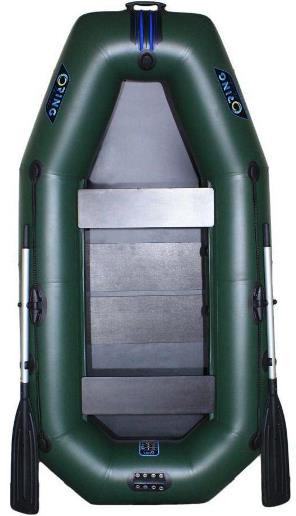 Лодка надувная гребная RING Thunder R-240LS F34, 950  плотность ПВХ, со слань-ковриком, светло-серая
