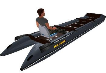 Катамаран надувной Boathouse SMART-FISHER-640