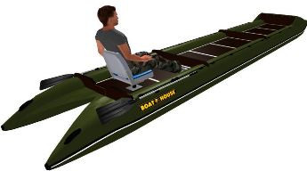 Катамаран надувной Boathouse SMART-FISHER-700