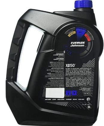 Масло моторное Evinrude/Johnson для двухтактных двигателей BRP XD-50 GALLON, (3,79л)