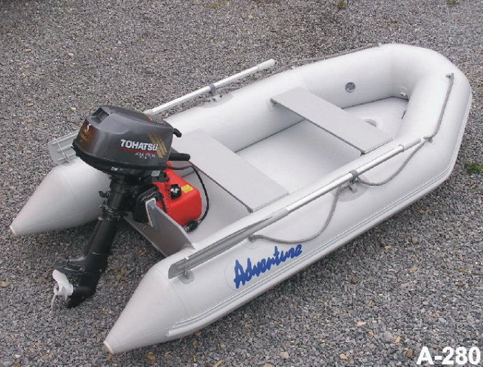 Лодка надувная моторная килевая Adventure Arta A-280
