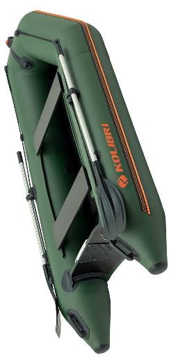 Лодка надувная моторная килевая Kolibri КМ-280D со слань-книжкой