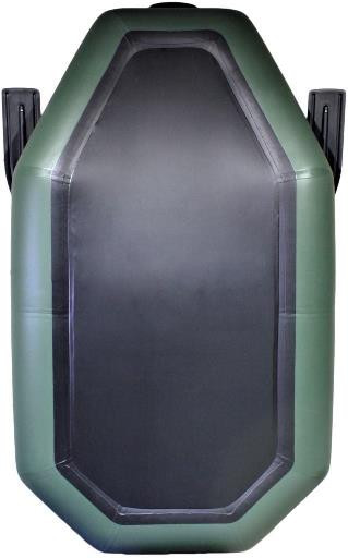 Лодка надувная гребная RING Thunder R-220LS F34, 950 плотность ПВХ, со слань-ковриком, светло-серая