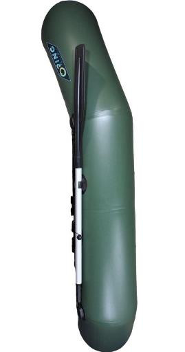 Лодка надувная гребная RING Thunder R-220LS F34, 950 плотность ПВХ, со слань-ковриком, светло-серая